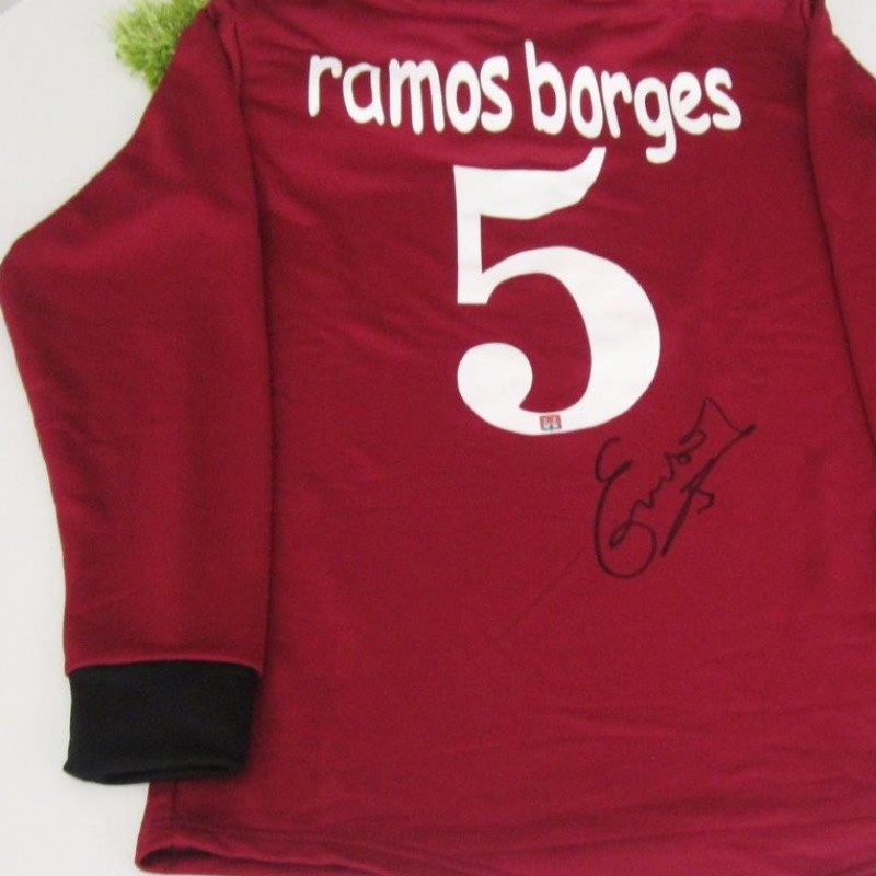 Borges match issued shirt, Livorno-Avellino Serie B 2014/2015 - signed