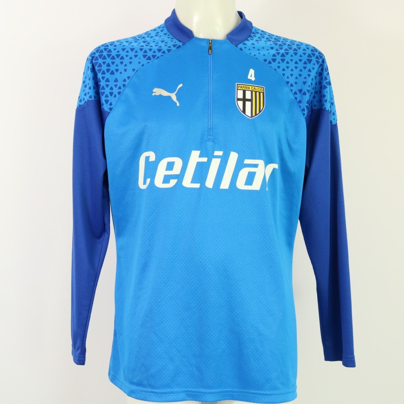 Balogh's Parma Worn Pre-Match Sweatshirt, 2023/24
