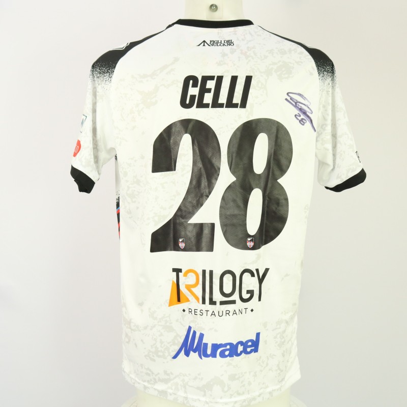 Maglia Celli unwashed Sorrento vs Catania 2024 - Autografata