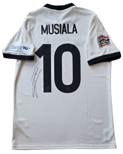 Musiala's Signed "125 Years" Commemorative Match-Issued Shirt, Germany vs Italy Nations League 2025