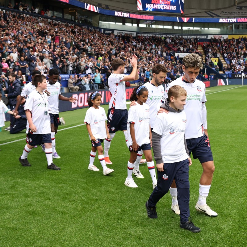Bolton Wanderers Player Mascot Experience vs Cardiff City, 25th October 2025