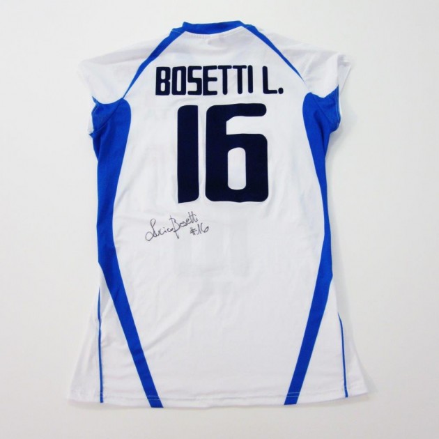 Bosetti match worn shirt Italy National Volleyball, GranPrix 2014 - signed