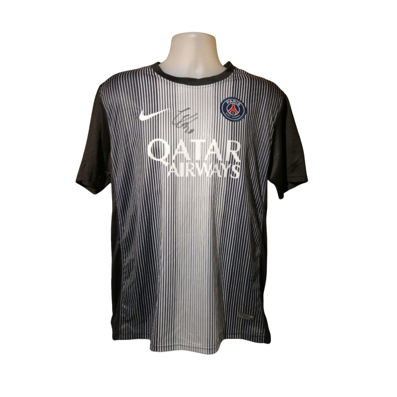 Lucas Chevalier Signed PSG 2025-26 Goalkeeper Football Shirt 