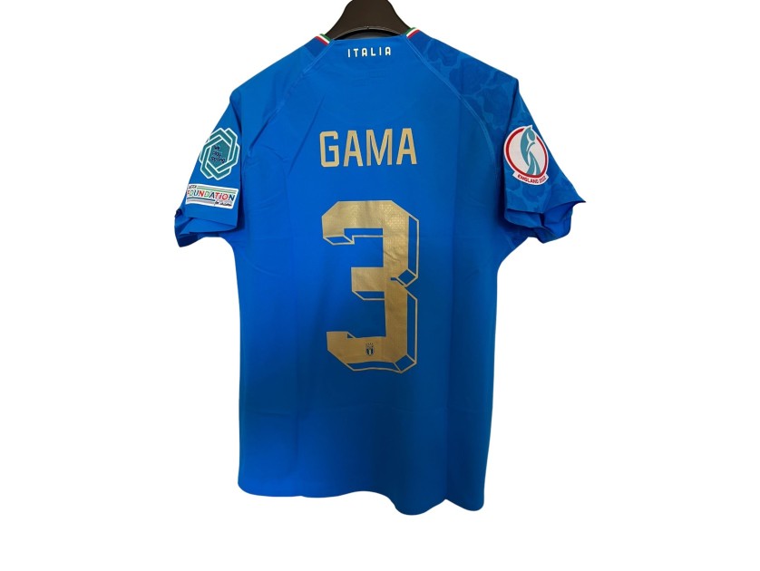 Gama's Italy Match-Issued Shirt, Women's Euro 2022