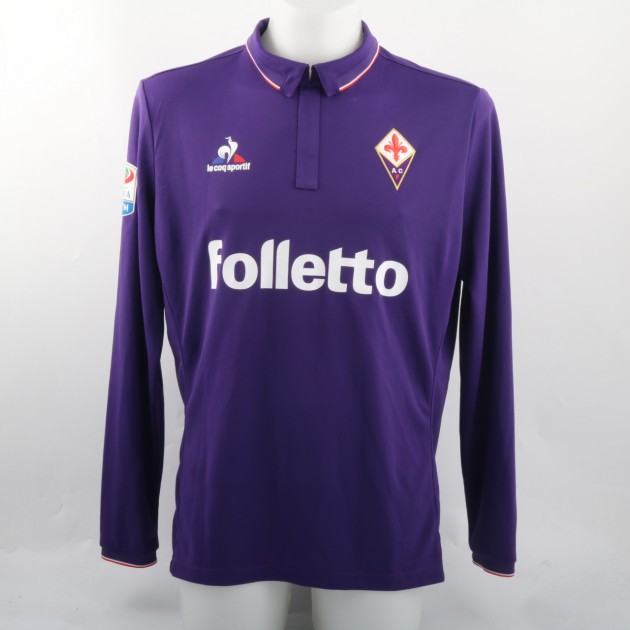 Ilicic Match Worn Shirt, Lazio-Fiorentina 18/12/1Signed 6 - 