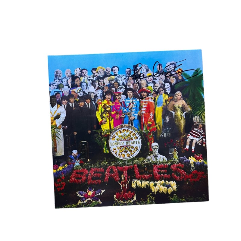 Paul McCartney dei Beatles firmato Sergent Peppers in vinile