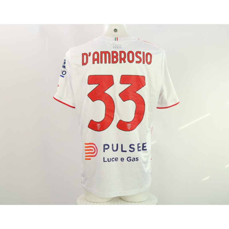 Maglia D'Ambrosio unwashed Atalanta vs Monza 2024 