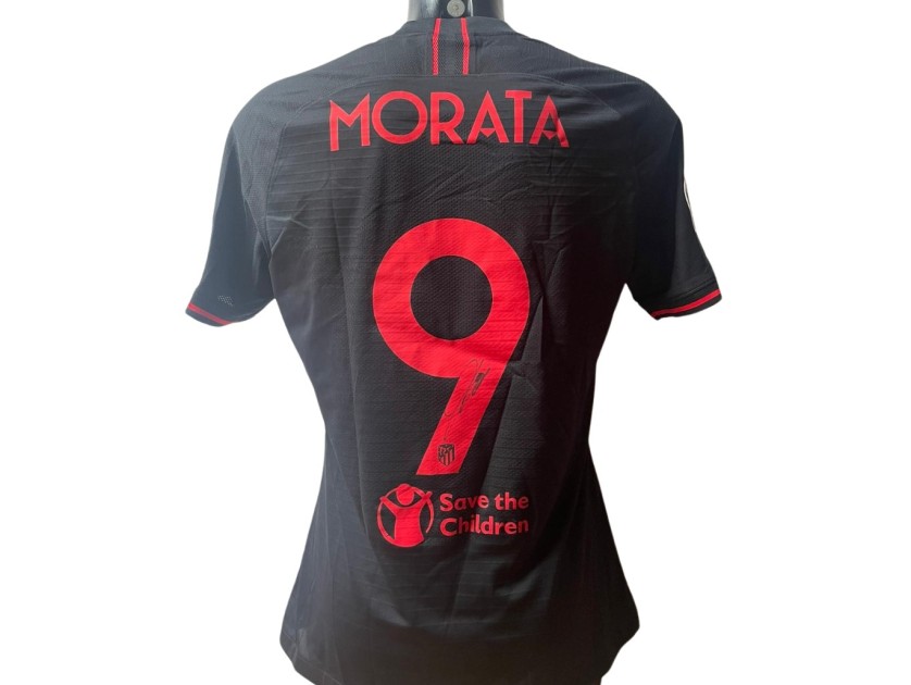 Maglia gara Morata Atletico Madrid, 2019/20 - Autografata con video prova