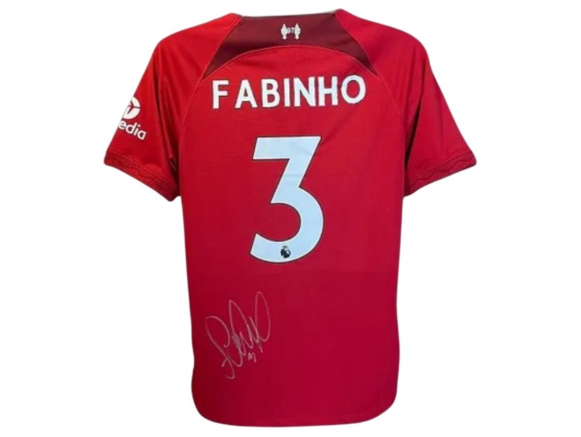 Fabinho's Liverpool 2022/23 Signed and Framed Shirt