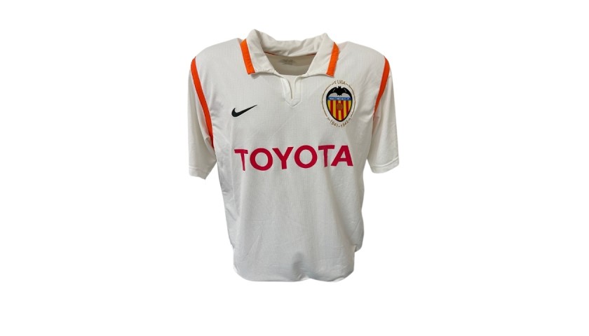 2007-08 Valencia CF Home Shirt #20 ALEXIS Match Worn (Good