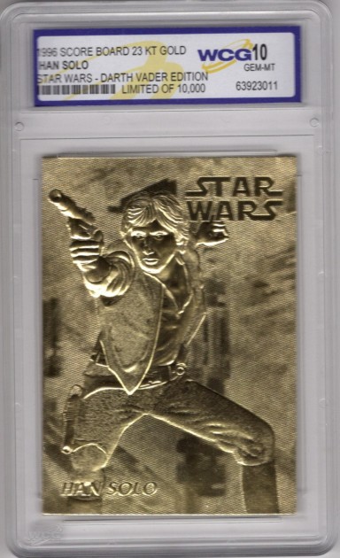 Star Wars: Han Solo Limited Edition Gold Card