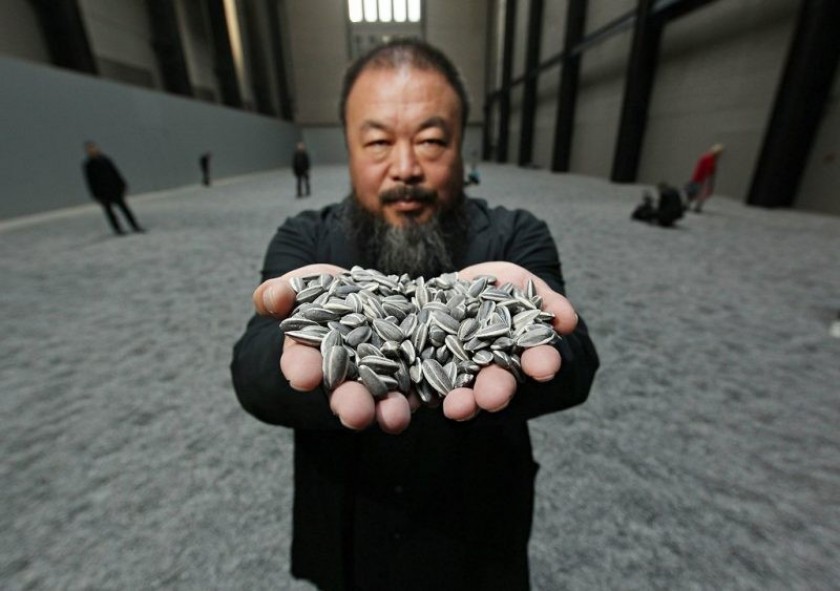 Porcelain Sunflower Seeds by Ai Weiwei 