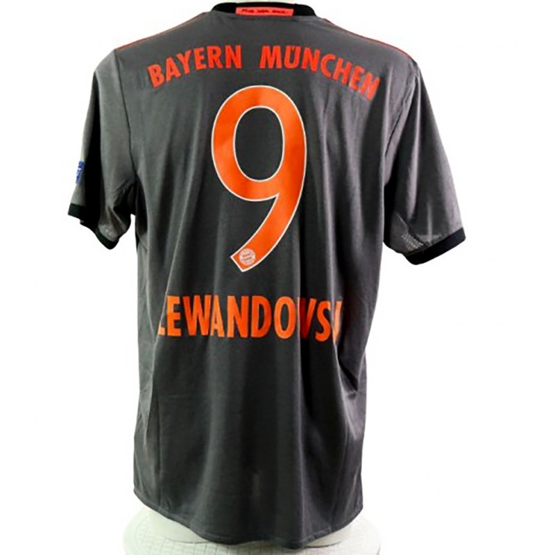 Robert Lewandowski Official Bayern Munich 2016/17 Away Shirt