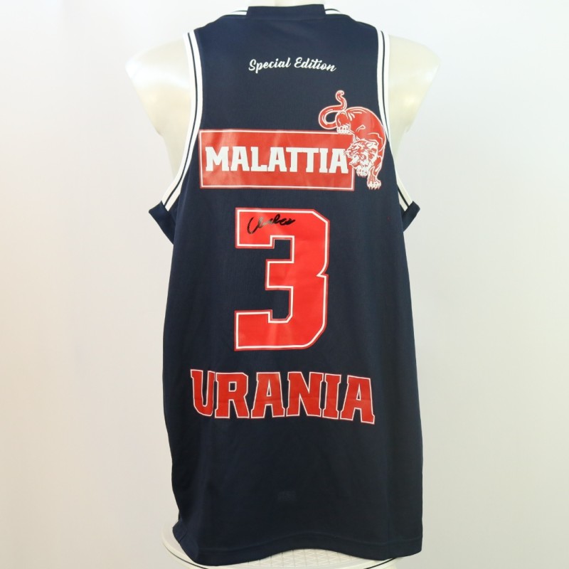 Malattia's Match Worn tank top, Urania Basket 2024 - Signed