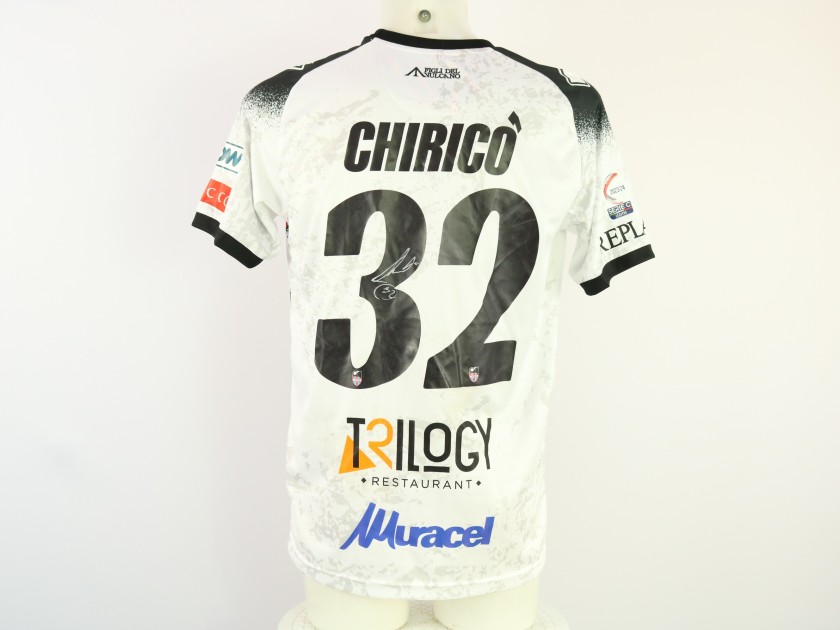 Chiricò's Unwashed Signed Shirt, Turris vs Catania 2024