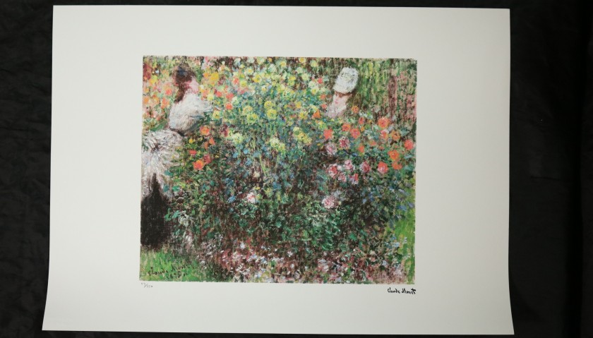Claude Monet  Signed Lithograph 