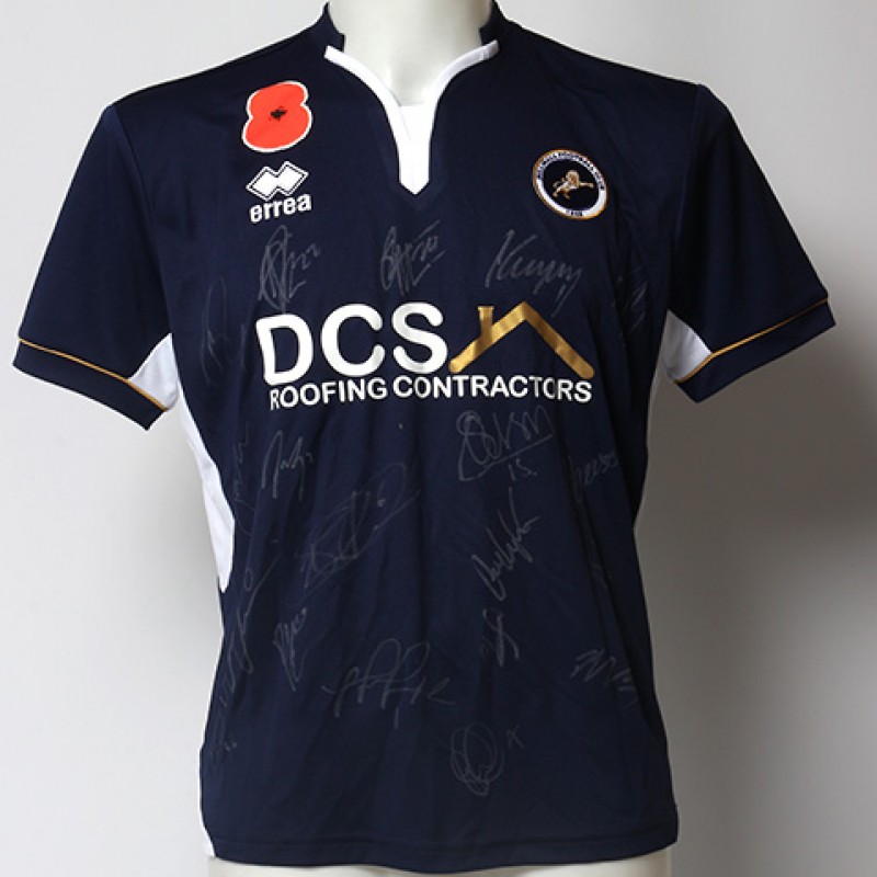 Poppy Shirt Signed by Millwall F.C.