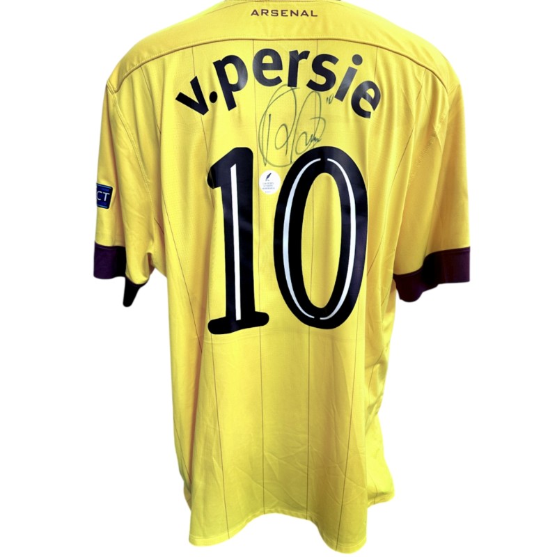 Maglia Ufficiale Van Persie Arsenal, UCL 2010/11  - Autografata