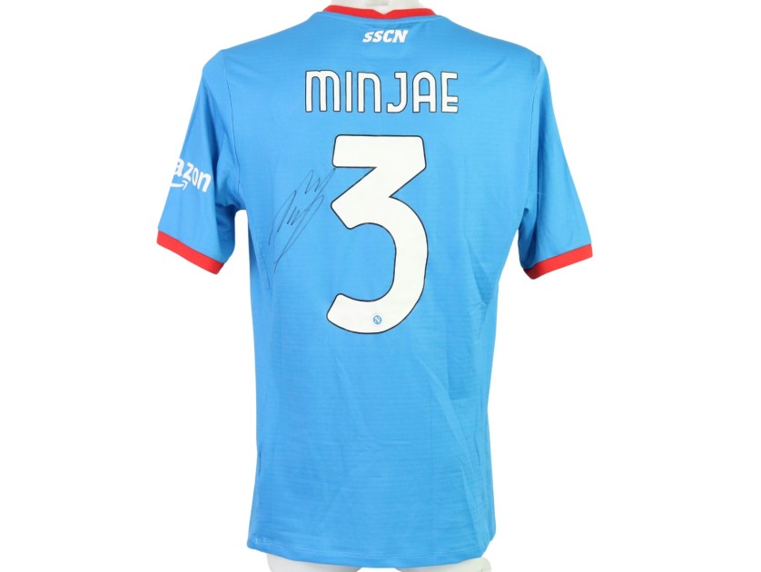 Kim's Napoli Signed Match Shirt, 2022/23 - Christmas Edition