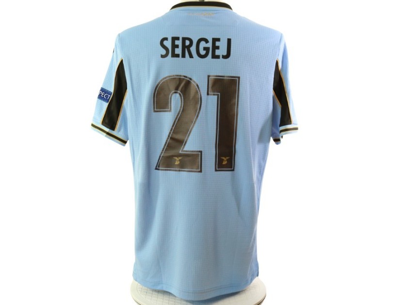 Milinkovic-Savic's Lazio Match Shirt, UCL 2020/21