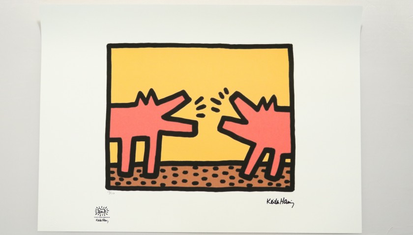 Keith Haring Signed Lithograph 