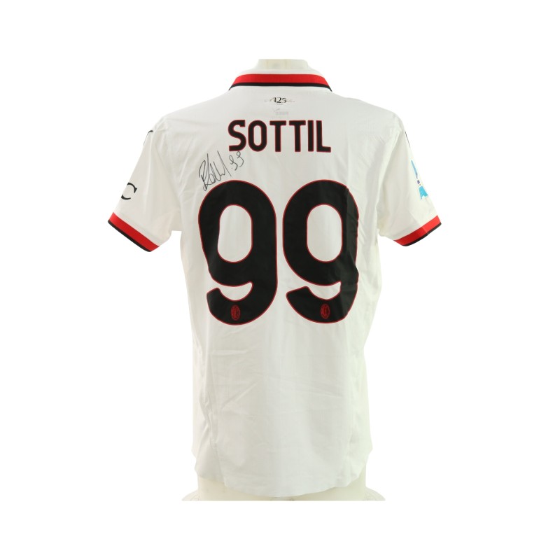 Sottil's Milan Signed Official Shirt, 2024/25