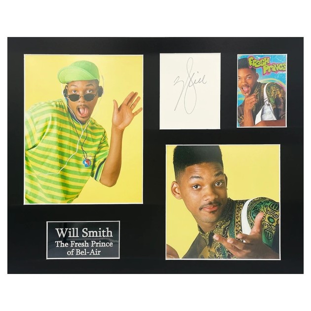 Will Smith Signed Photo Display