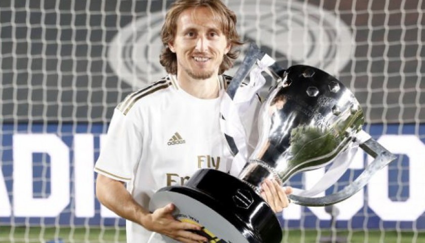 Real Madrid CL Luka Modric Size Médium Climachill Shirt Adidas