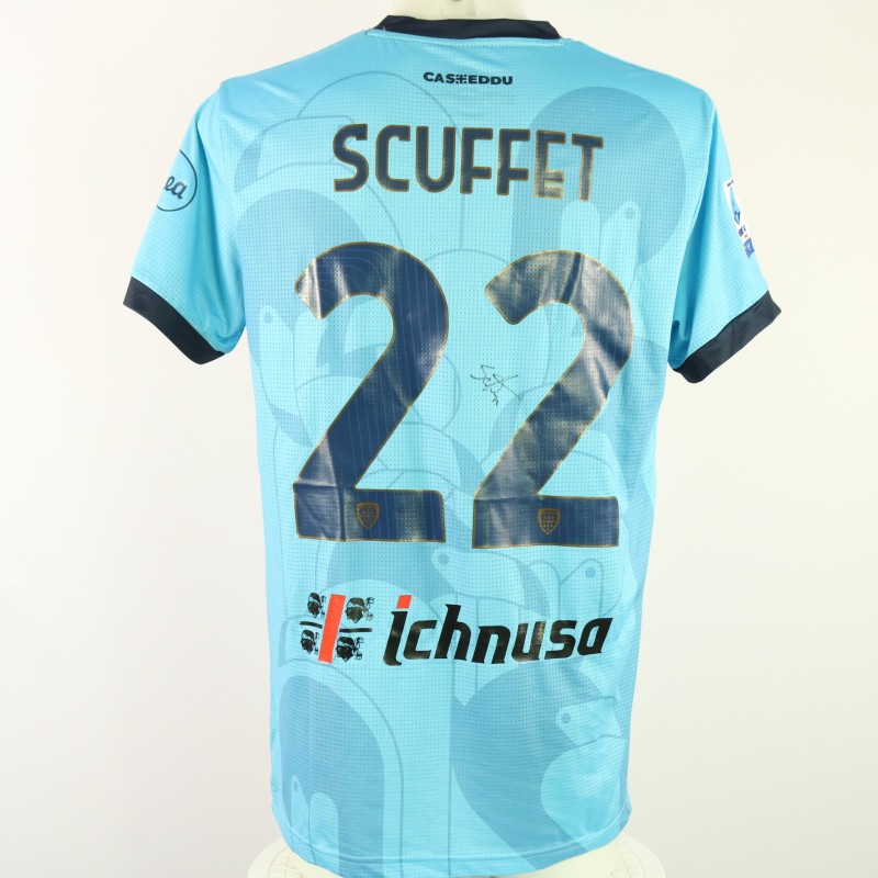 Scuffet's Unwashed Signed Shirt, Cagliari vs Atalanta 2024