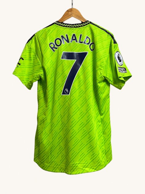 Cristiano Ronaldo's Manchester United 2022/2023 Match Third Shirt