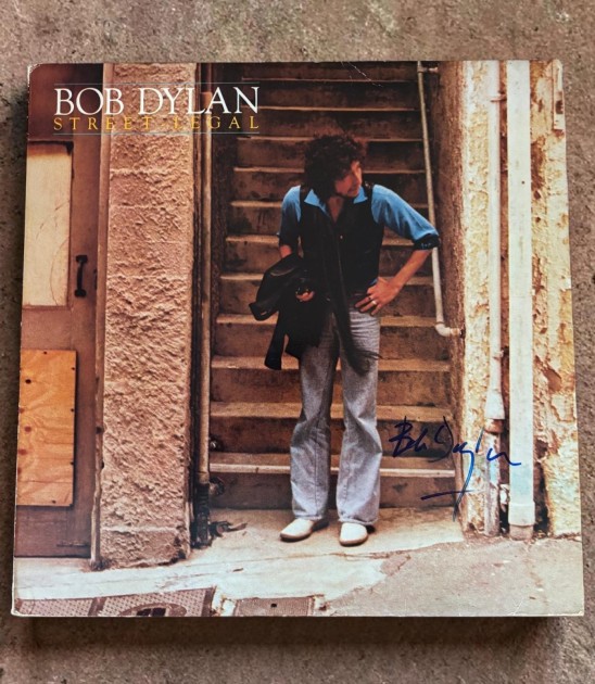 Bob Dylan Signed Vinyl LP