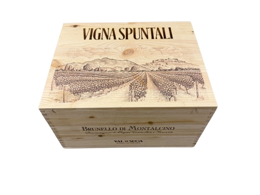 Case Of 6 Prestigious "Brunello Di Montalcino 2019" Bottles, Val Di Suga Vineyard