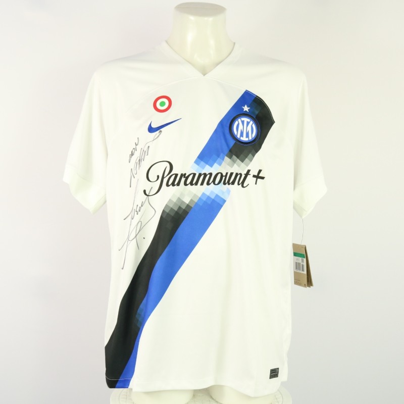 Official Inter shirt 2023/24 - Autographed by Javier Zanetti