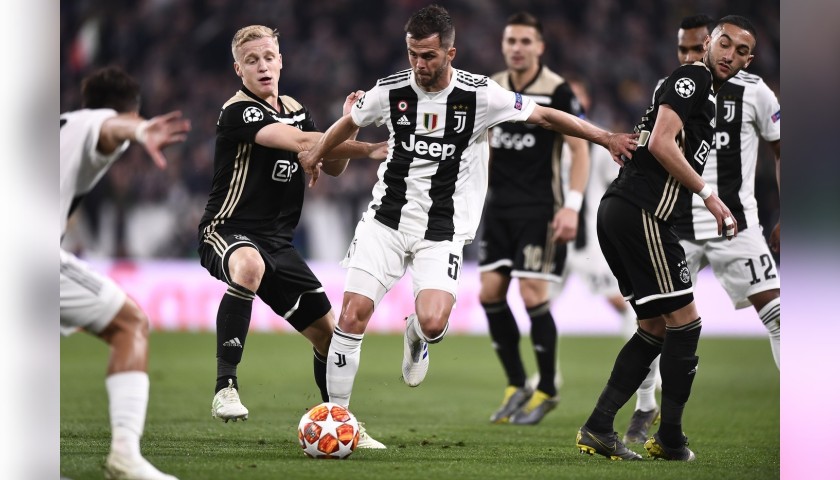 Pjanic's Juventus Worn and Unwashed Shirt, UCL 2018/19 