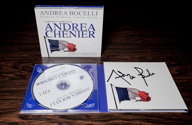 Signed Andrea Chénier CD