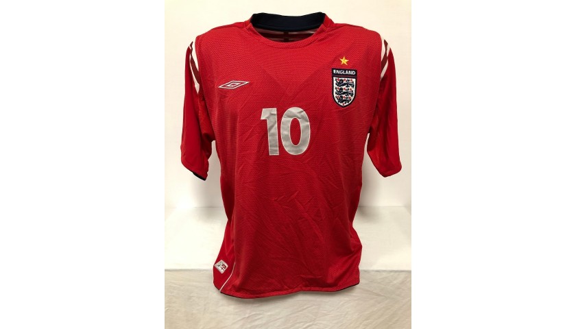 England National Football Team 2004 2006 Soccer Longsleeve Jersey Umbro  Mens L