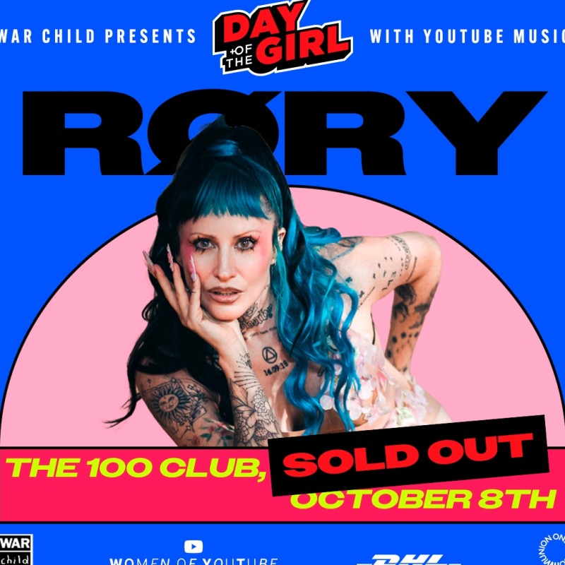 Last Two Tickets To See RØRY at 100 Club