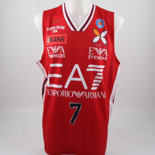 Official Cerella Olimpia Milano shirt, signed by the players