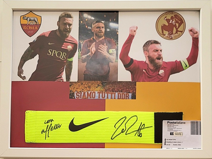 Nike Captain's Armband, 2017/18 - Worn and Signed by Daniele De Rossi