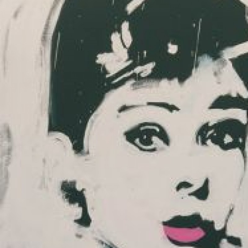 Audrey Hepburn painting by Fabrizio Vendramin, winner of Italy's Got Talent