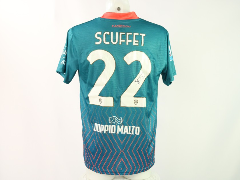 Scuffet's Signed Unwashed Shirt, Cagliari vs Bologna 2024