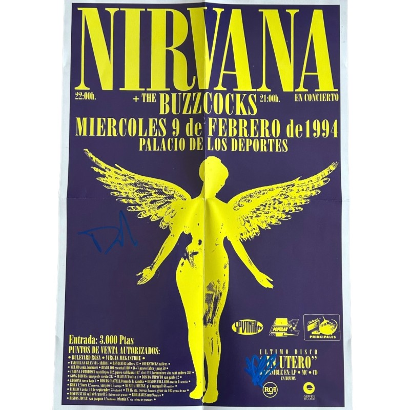 Poster firmato dei Nirvana