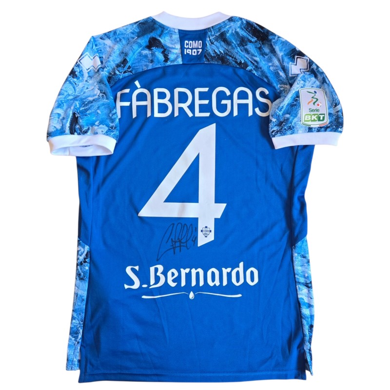 Fabregas' Signed Match-Issued Shirt, Como vs Brescia 2022