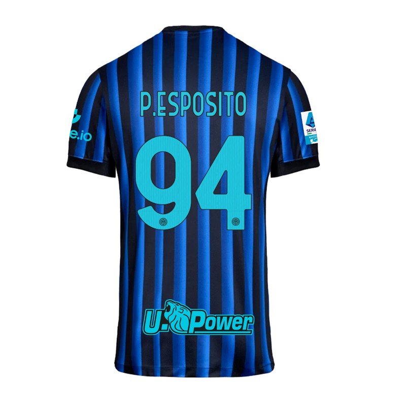 Esposito's Inter Milan 2025/26 Signed with Personalized Dedication Shirt