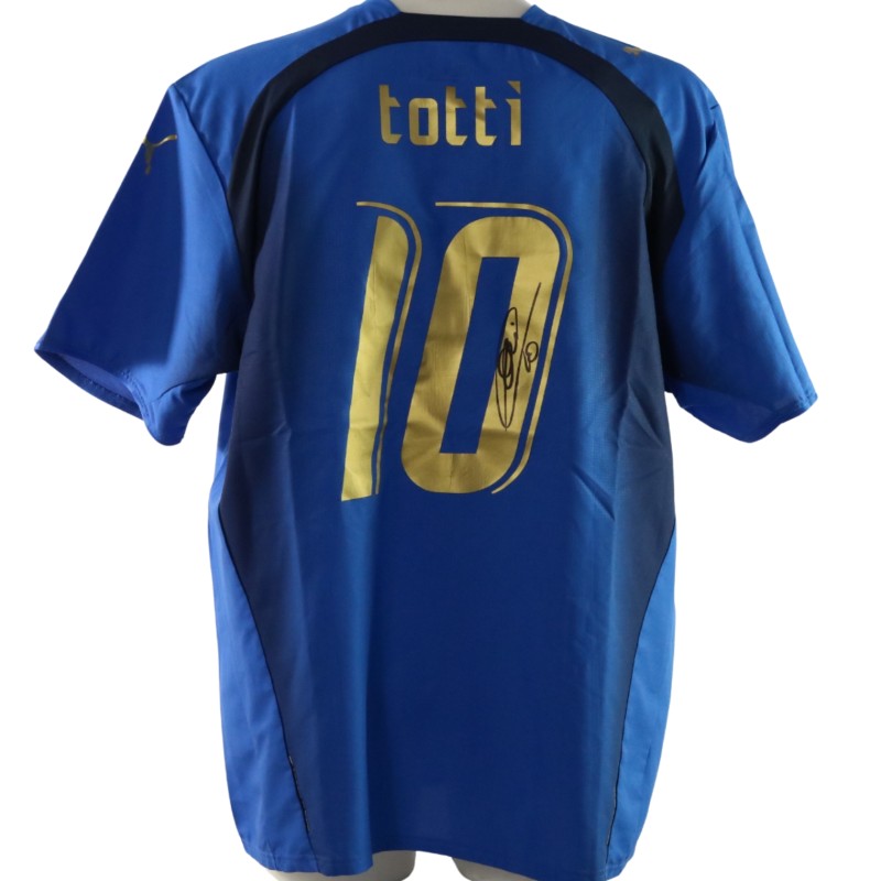 Totti's Italy Signed Official Shirt, FIFA World Cup 2006