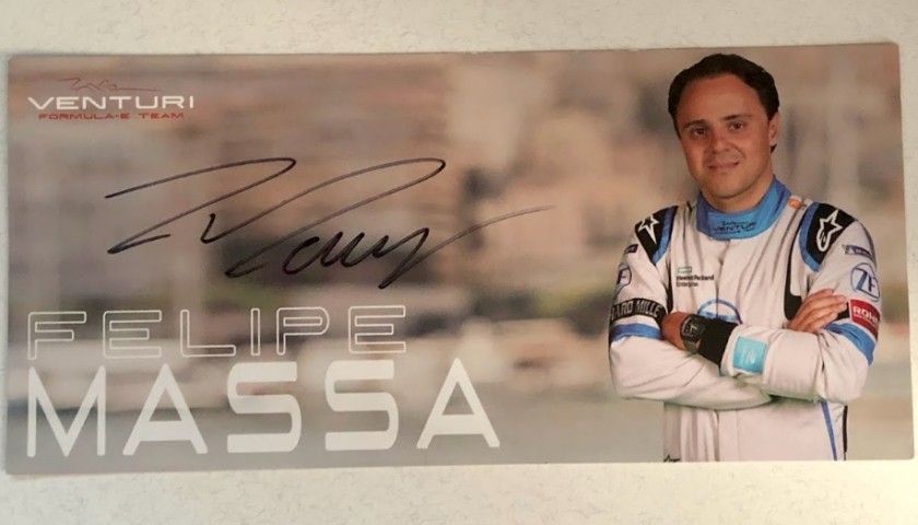 Felipe Massa Official Signed Card