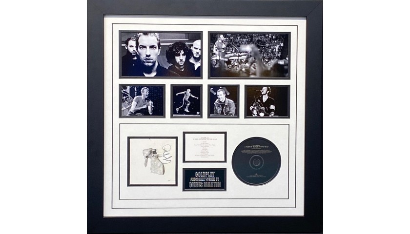 Coldplay Signed Display