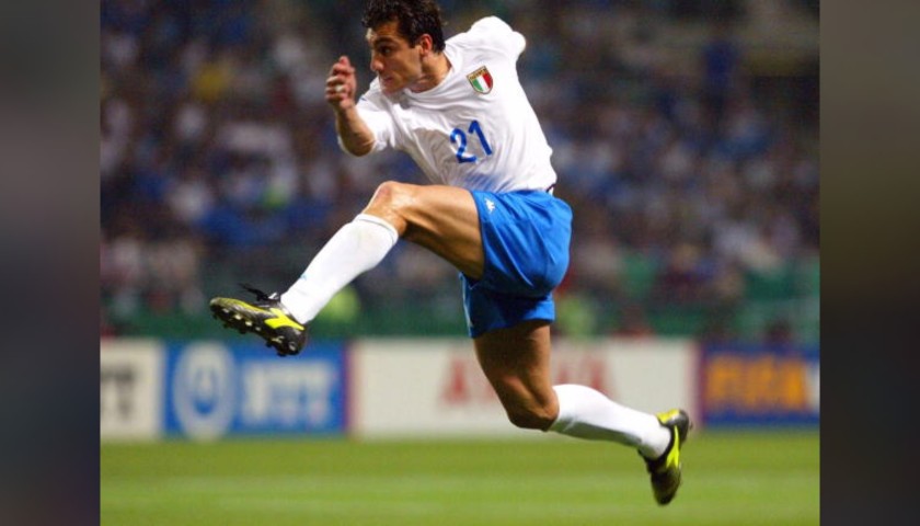 Vieri's Italy Match Shirt, World Cup 2002