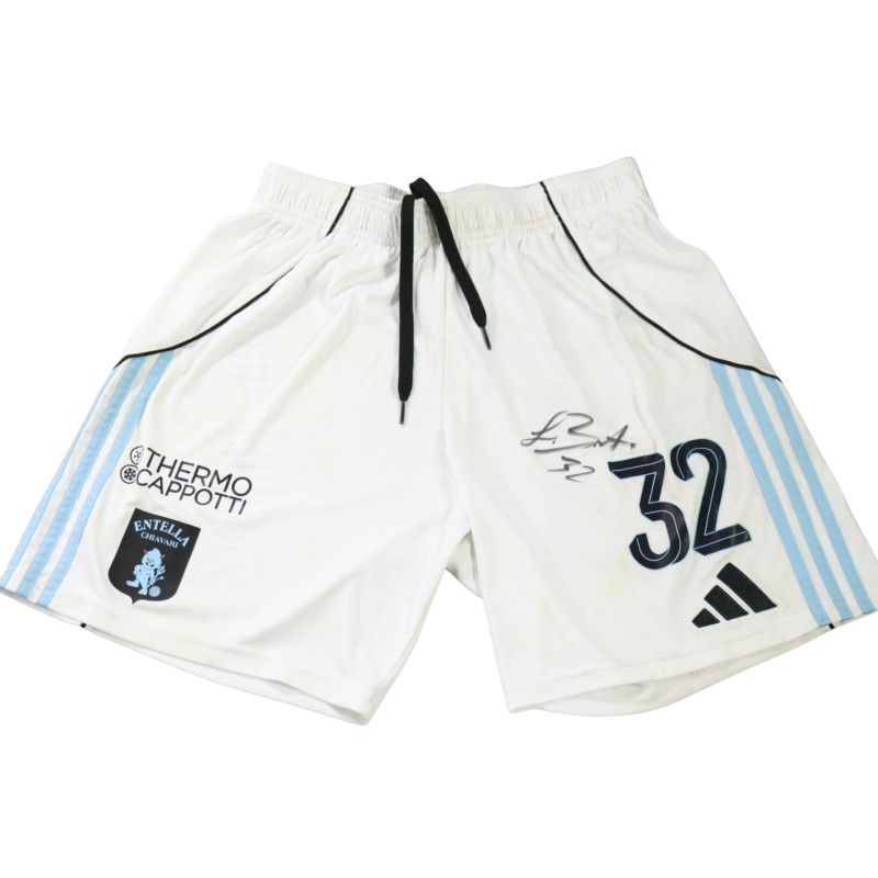 Benedetti's Signed Unwashed Shorts, Virtus Entella vs Carrarese 2026