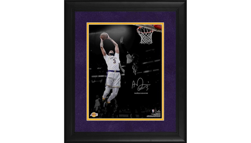 Anthony Davis Photograph with Digital Signature